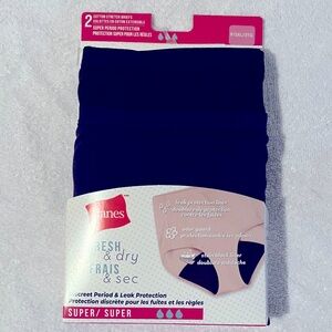 Hanes Womens’ Fresh & Dry 2 Pack Underwear - Black & Navy